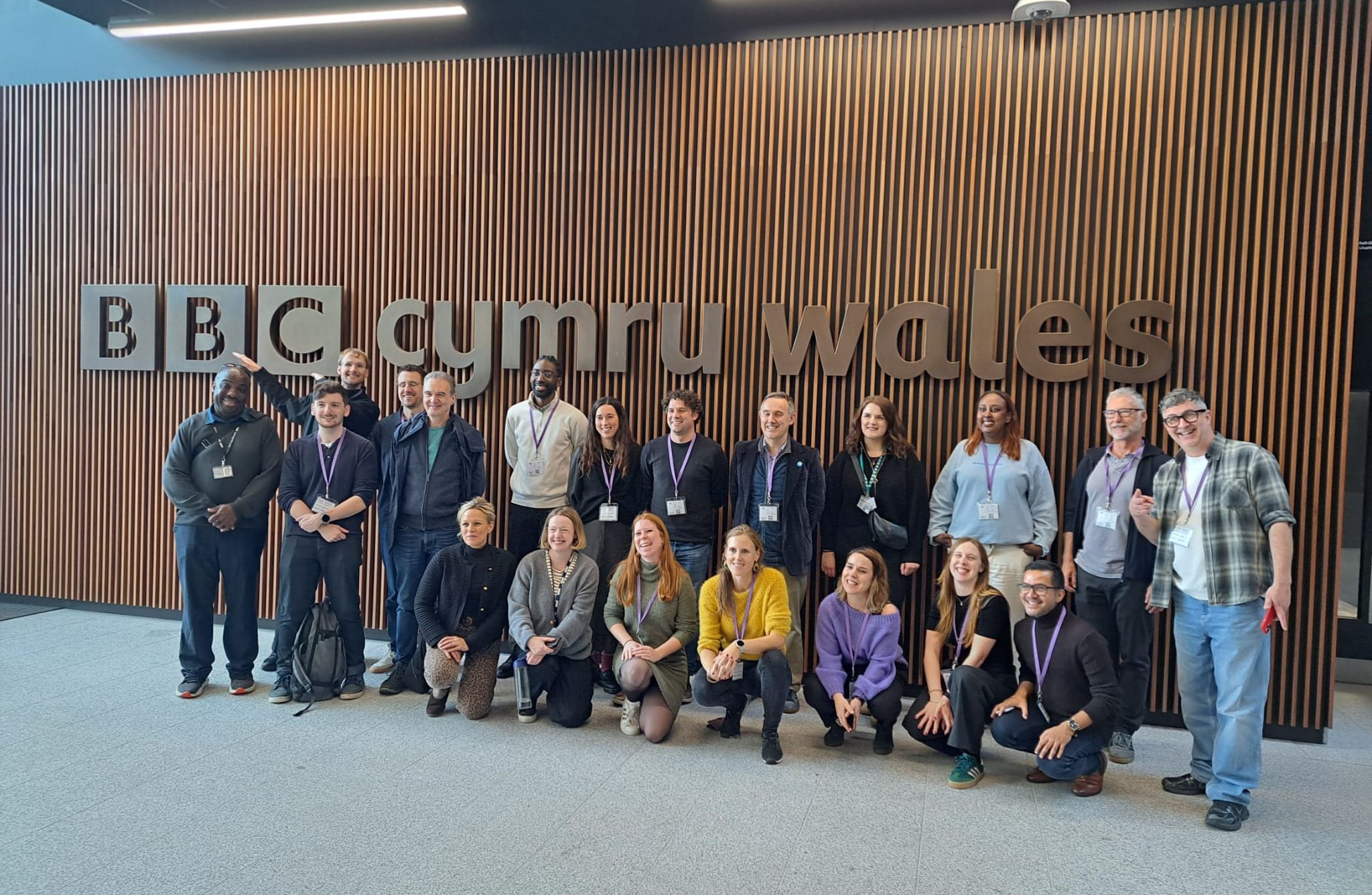 3 Ymweliad Future Media Hubs â Chaerdydd — gyda yr Athro Sara Pepper, Dirprwy Gyfarwyddwr Media Cymru