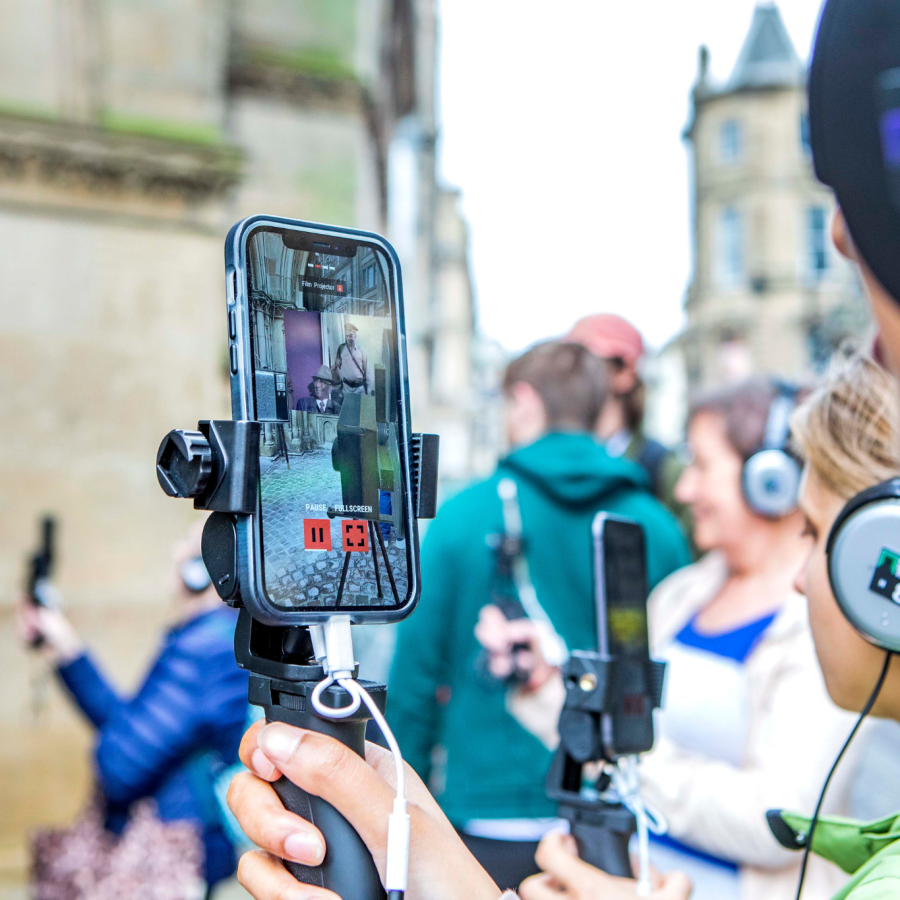 A picture of AR in action